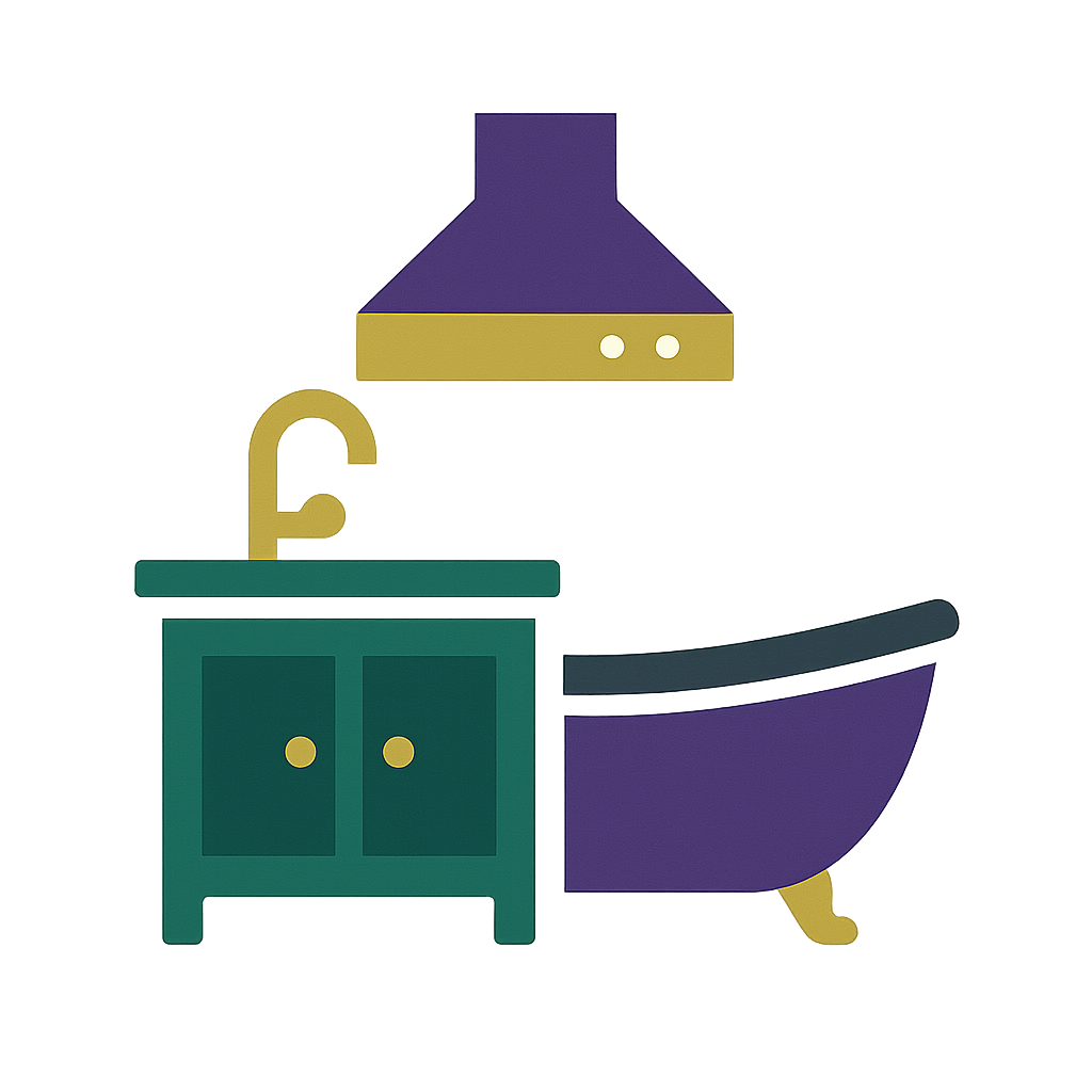 تجهیزات آشپزخانه، حمام، سونا، استخر